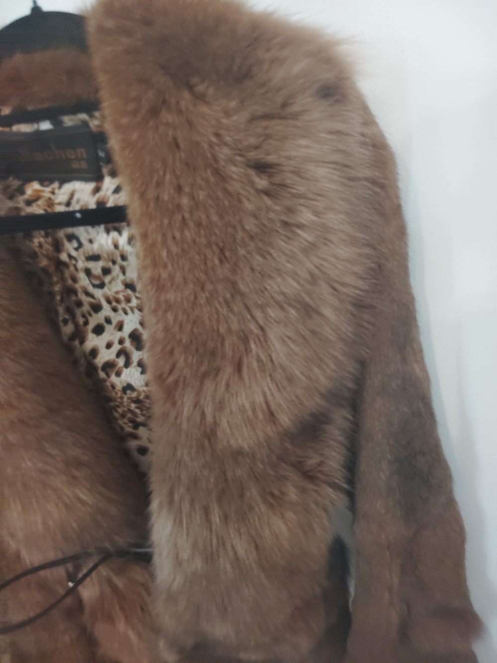 100 % Real Fox Fur Coat - 🦊 Women's Plush Winter Jacket Lapel Collar 🔥🔥🔥 - Picture 5 of 6